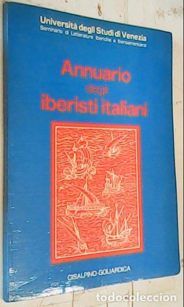 Libros: Annuario degli iberisti italiani - Autores Varios: