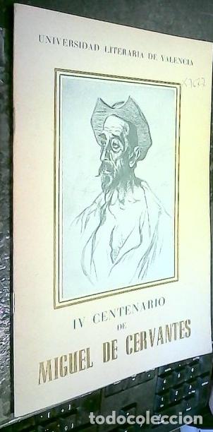 Libros: IV Centenario de Miguel de Cervantes. Orden del Acto - Autores varios: