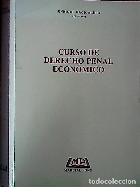 Libros: Curso de derecho penal econ&oacute;mico - Bacigalupo, Enrique, dir.: