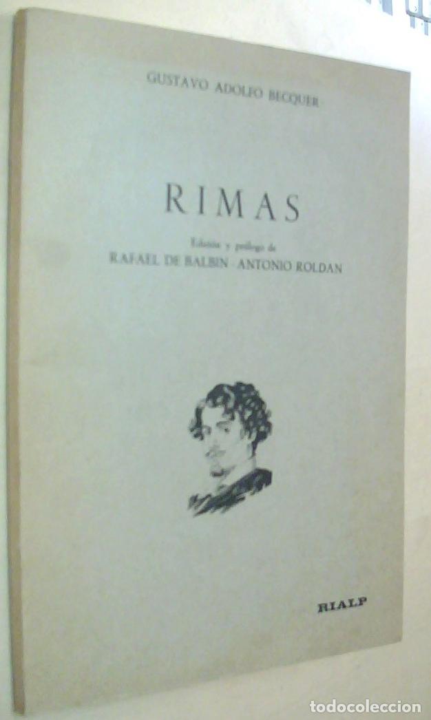 books: Rimas. Edici&oacute;n y pr&oacute;logo de ... - B&Eacute;CQUER, Gustavo Adolfo - BALBIN, Rafael y ROLDAN, Antonio: