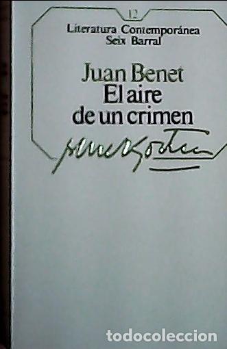 Libros: El aire de un crimen - Benet, Juan: - Foto 1