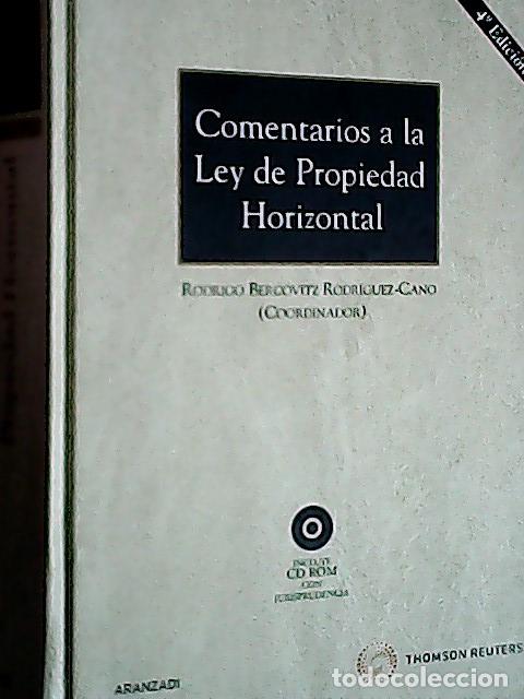 B&uuml;cher: Comentarios a la Ley de propiedad horizontal - Bercovitz Rodr&iacute;guez-Cano, Rodrigo: