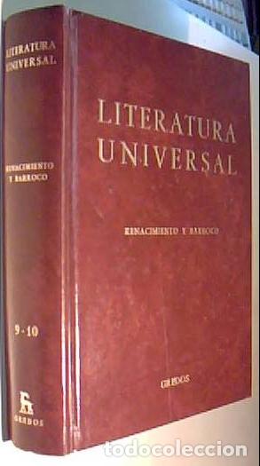 Libros: Renacimiento y barroco. Literatura universal. Tomos 9-10 - BUCK, August: