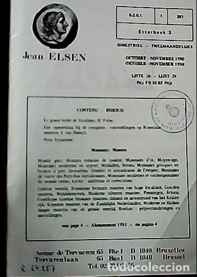 Libri di seconda mano: Jean Elsen. Liste 26. Octobre - November. 1980. 569 items - CATALOG LISTE: