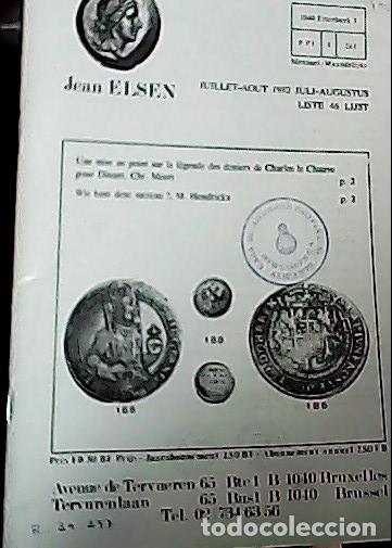 Libri di seconda mano: Jean Elsen. Liste 46. Juillet - Aout. 1982. 538 items - CATALOG LISTE: