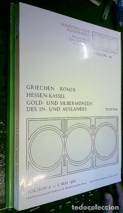 Libros: Katalog 299. Katalogu 299. Auktion 6. 8 Mai 1980. 2 VOLUMES. 1: Tafelteil. 2: Textteil. Romer. Hesse