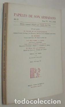 Libri di seconda mano: Papeles de Son Armadans. A&ntilde;o II. Tomo VI. N&ordm; XVIII. Setiembre, 1957. Revista mensual dirigida por ..