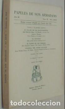 books: Papeles de Son Armadans. A&ntilde;o III. Tomo XI. N&ordm; XXXI. Octubre, 1958. Revista mensual dirigida por ...