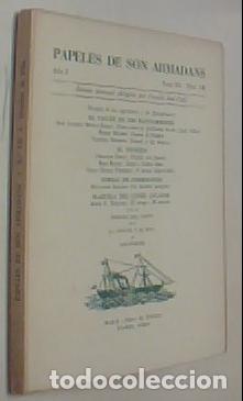 Libri di seconda mano: Papeles de Son Armadans. A&ntilde;o I. Tomo III. N&ordm; VII. Octubre, 1956. Revista mensual dirigida por ... -