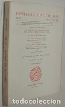 Livros em segunda m&atilde;o: Papeles de Son Armadans. A&ntilde;o II. Tomo V. N&ordm; XIII. Abril, 1957. Revista mensual dirigida por ... - CE