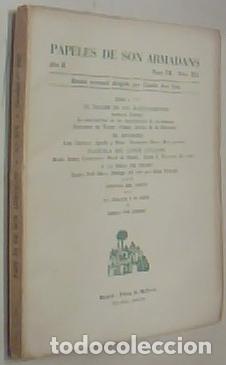 Livros em segunda m&atilde;o: Papeles de Son Armadans. A&ntilde;o II. Tomo VII. N&ordm; XIX. Octubre, 1957. Revista mensual dirigida por ... -