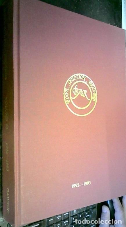 Livros em segunda m&atilde;o: Book Auction Records. A Priced and Annotated Annual Record of International Book Auctions. Volume 90