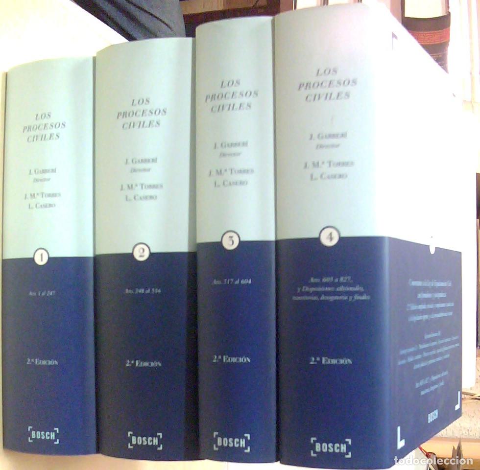 Libri di seconda mano: Los procesos. 2&ordf; edici&oacute;n. 4 TOMOS - GARBER&Iacute; LLOBREGAT, Jos&eacute; y OTROS: