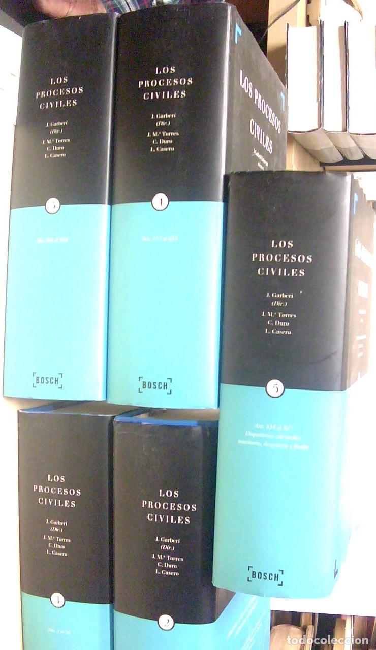 books: Los procesos civiles. 5 TOMOS - GARBERi LLOBREGAT, Jos&eacute; (Director) - AA.VV.: