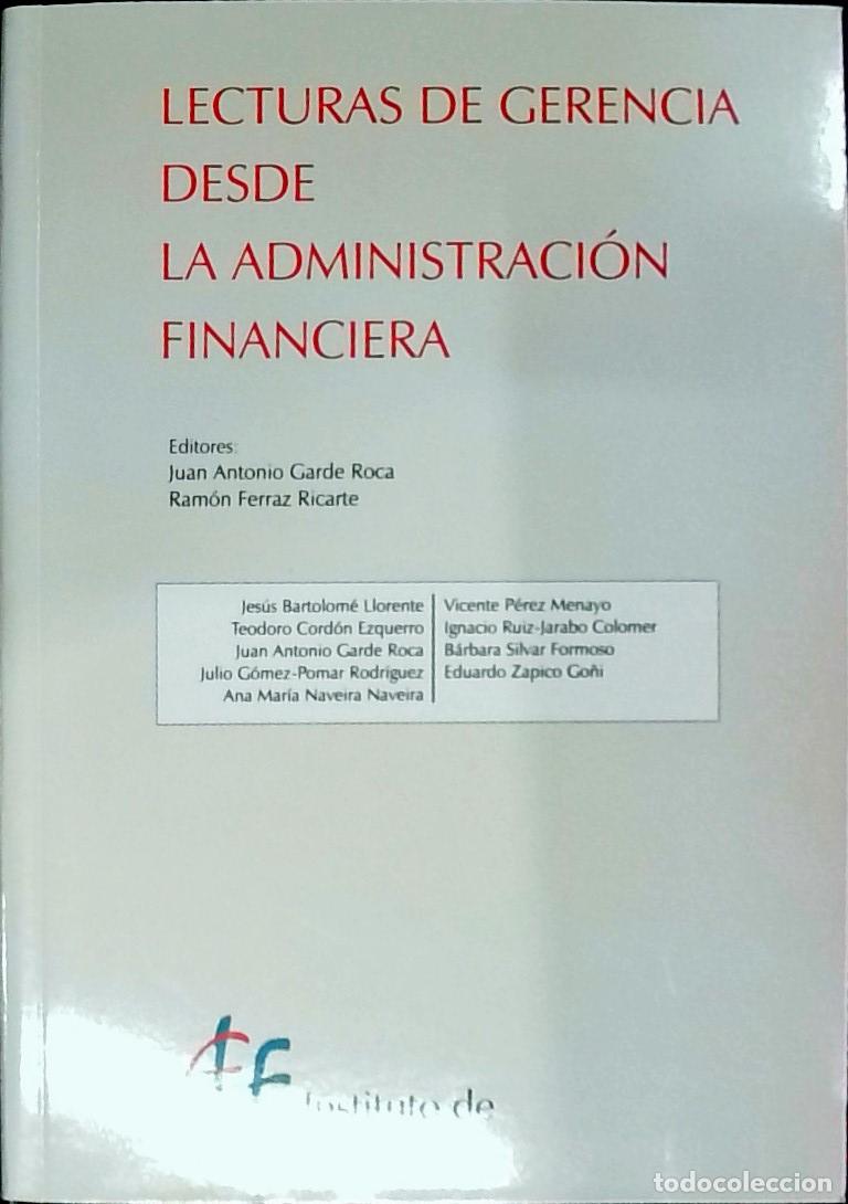 Livres: Lecturas de gerencia desde la administraci&oacute;n financiera - GARDE ROCA, Juan Antonio y FERRAZ RICARTE,