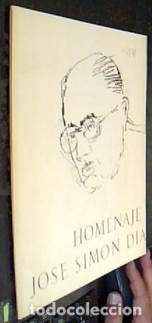 books: Homenaje a Jos&eacute; Sim&oacute;n D&iacute;az. Separata - GONZ&Aacute;LEZ OLL&Eacute;, Fernando: