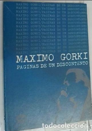 Libros: P&aacute;ginas de un descontento - Gorki, Maximo: - Foto 1