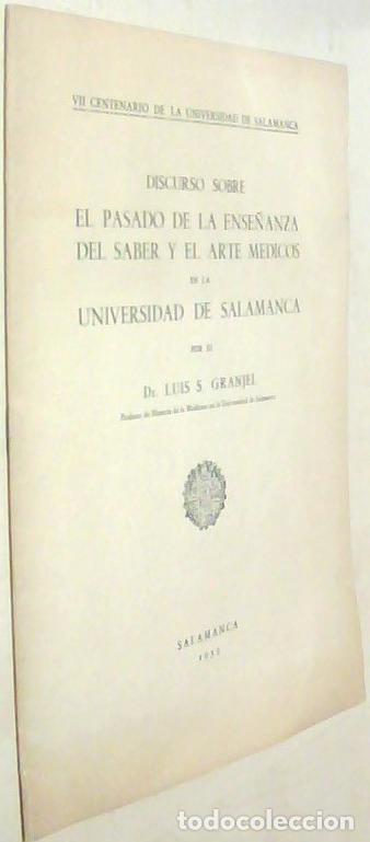 B&uuml;cher: Discurso sobre el pasado de la ense&ntilde;anza del saber y el arte m&eacute;dicos en la Universidad de Salamanca