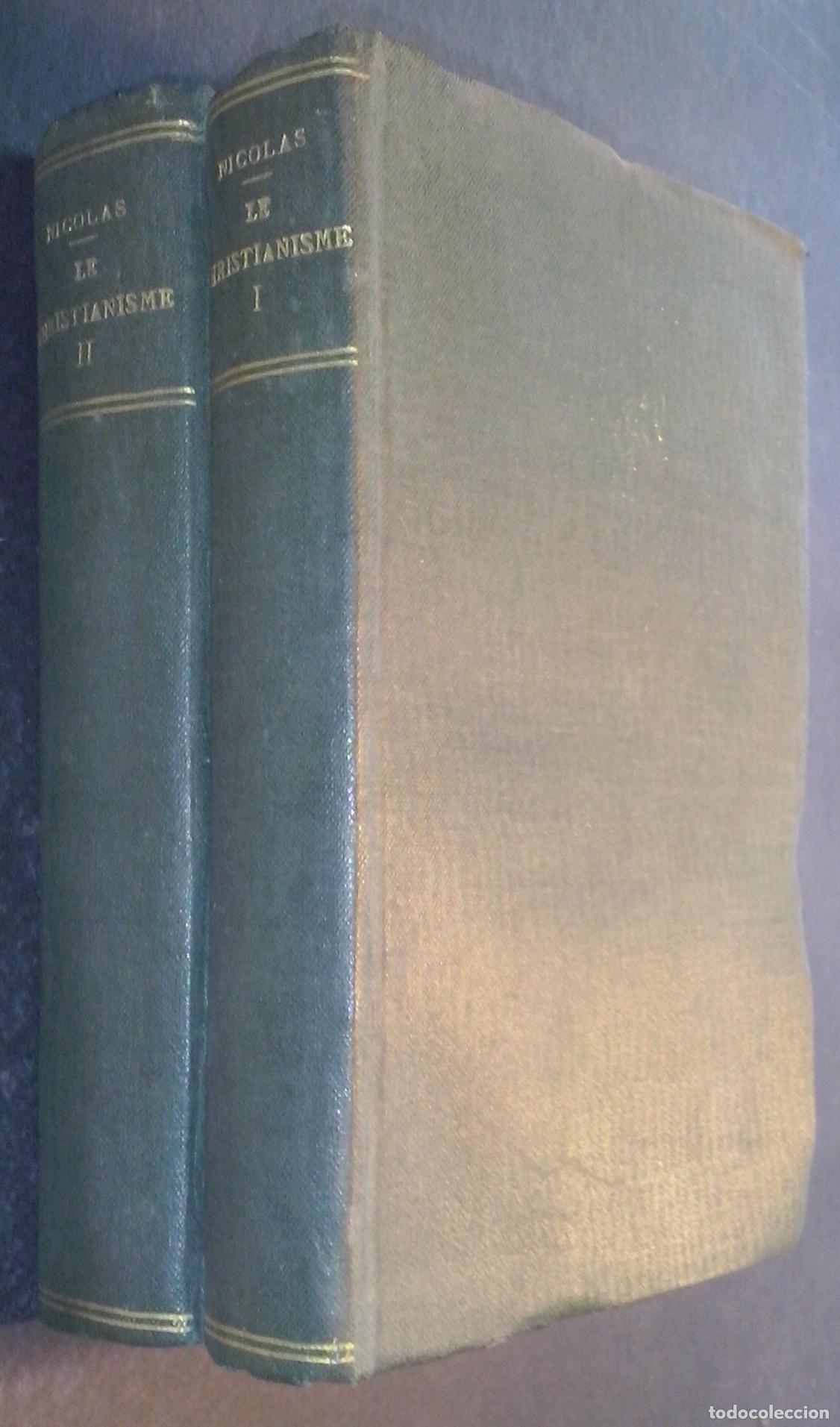 Libri di seconda mano: &Eacute;tudes philosophiques sur le christianisme. 2 tomos - NICOLAS, Auguste: