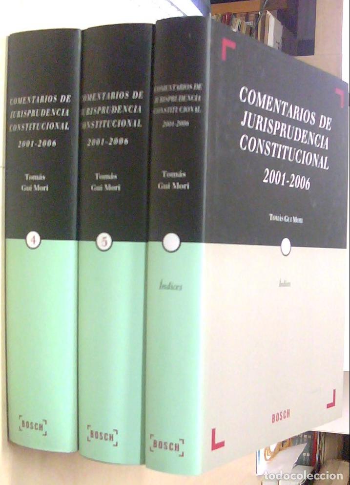 Libri di seconda mano: Comentarios de jurisprudencia constitucional 2001-2006. Tomos IV, V e Indices + CD. 3 TOMOS - GUI MO