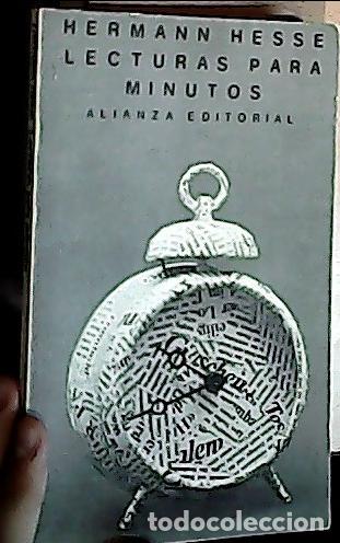 B&uuml;cher: Lecturas para minutos : pensamientos extra&iacute;dos de sus libros y cartas - Hesse, Hermann: