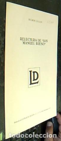 Libri di seconda mano: Relectura de San Manuel Bueno. Separata de Letras de Deusto - GULL&Oacute;N, Ricardo: