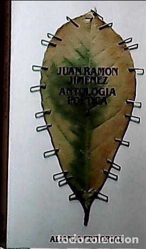 B&uuml;cher: Antolog&iacute;a po&eacute;tica - Jim&eacute;nez, Juan Ram&oacute;n: