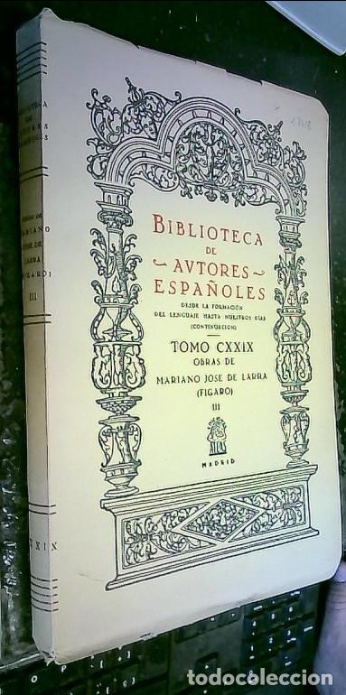 Libri di seconda mano: Obras de D. Mariano Jos&eacute; de Larra (F&iacute;garo) Tomo III - LARRA, Mariano Jos&eacute; de: