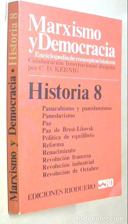 Libros: Historia. Tomo 8: panarabismo y panislamismo - Revoluci&oacute;n de Octubre. Marxismo y Democracia. Enciclo