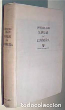 Libros: Manual de econometr&iacute;a - KLEIN, Lawrence: - Foto 1