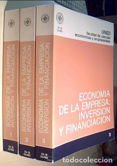 Livres: Econom&iacute;a de la empresa: inversi&oacute;n y financiaci&oacute;n. 3 tomos - MORALES ARCE MACIAS, Rafae&ntilde;: