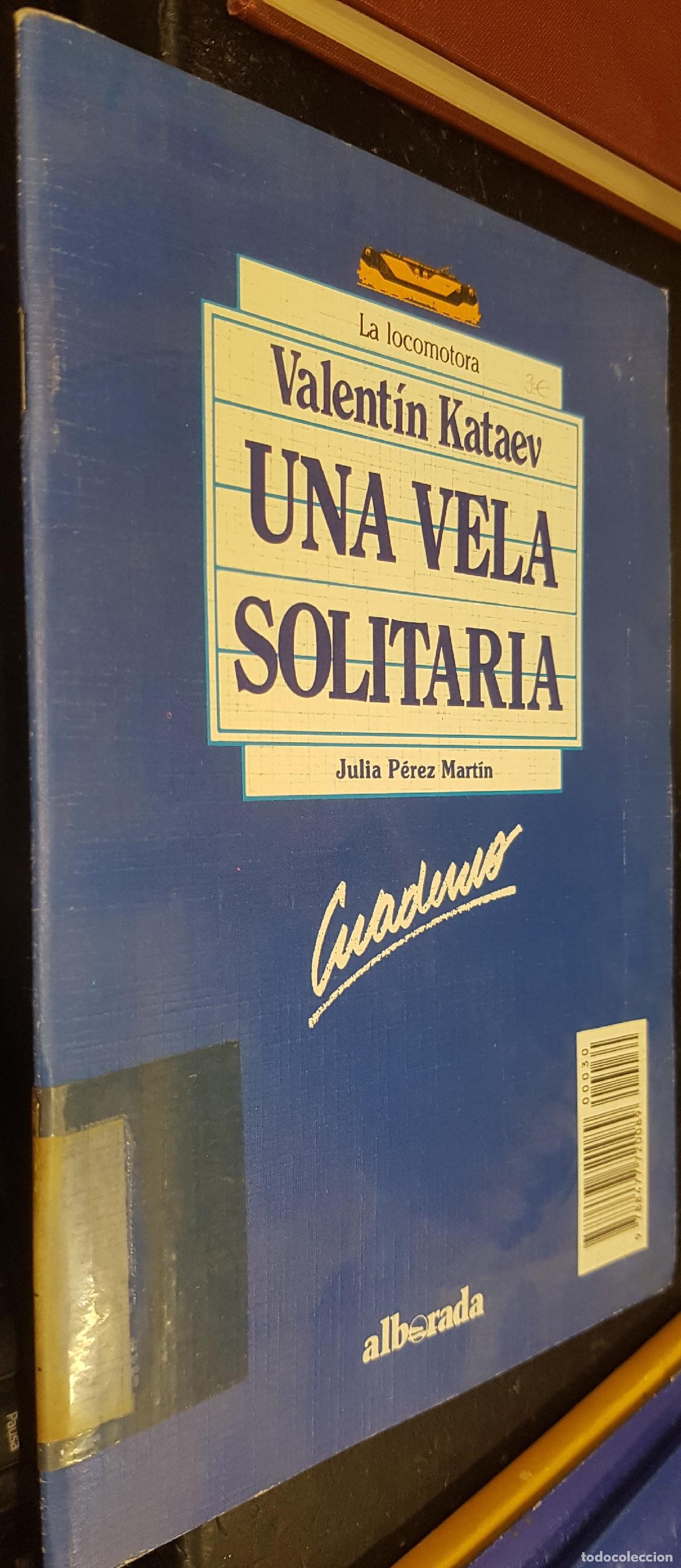books: Una vela solitaria. Es un cuaderno escolar, no el libro - P&Eacute;REZ MART&Iacute;N, Julia: