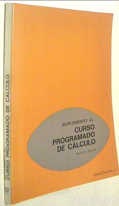 books: Suplemento al curso programado de c&aacute;lculo - MERRIELL, David M.: