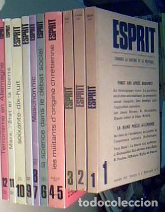 B&uuml;cher: Esprit. Charger la Culture et la Politiques. Anne 1977. COMPLET. 11 volumes - MOUNIER, Emmanuel (Fon