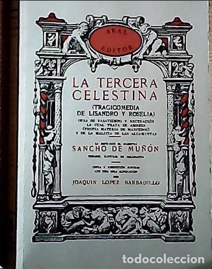 Libros: La tercera celestina - Mu&ntilde;on, Sancho de: - Foto 1