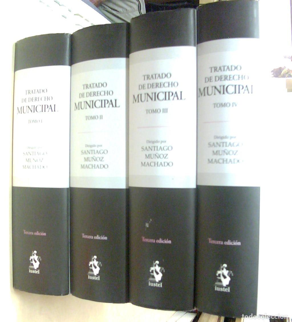 Livros em segunda m&atilde;o: Tratado de derecho municipal. 3&ordf; edici&oacute;n. 4 TOMOS - MU&ntilde;OZ MACHADO, Santiago (Dirigido) - AA.VV.: