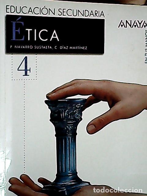 Livros em segunda m&atilde;o: En tus manos, &eacute;tica, 4 ESO - Navarro Sustaeta, Pablo: