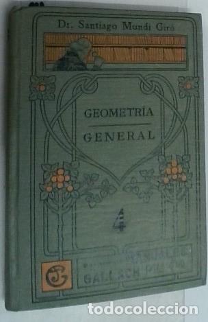 Libros: Geometr&iacute;a general - Mundi Gir&oacute;, santiago: