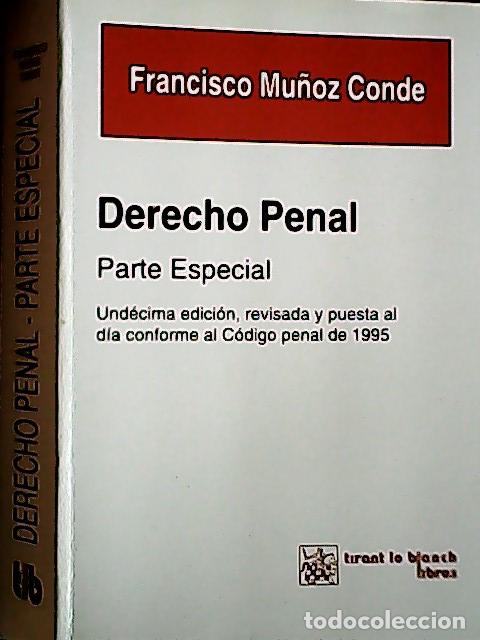 B&uuml;cher: Derecho penal : parte especial - Mu&ntilde;oz Conde, Francisco: