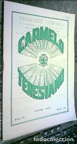 B&uuml;cher: Carmelo Teresiano n&ordm; 32 A&ntilde;o IV Junio 1948 - REVISTA: