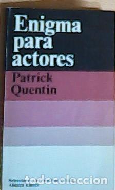 books: Enigma para actores - Quentin, Pck: