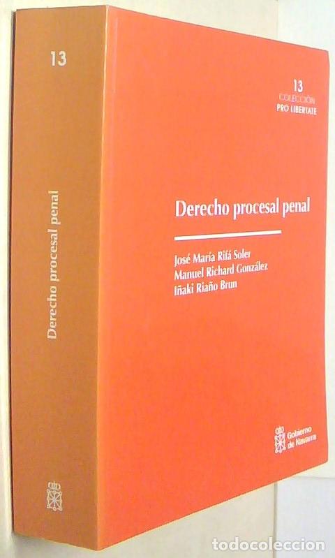 Libri di seconda mano: Derecho procesal penal - RIFA SOLER, Jos&eacute; Mar&iacute;a y OTROS: