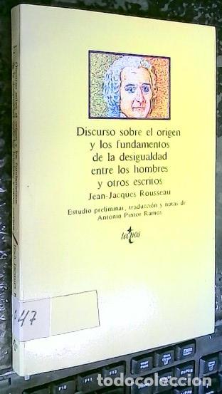 Libri di seconda mano: Discurso sobre el origen de la desigualdad entre los hombres y otros escritos - Rousseau, Jean-Jacqu