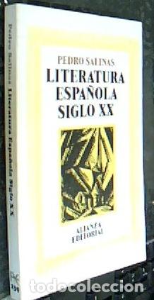 B&uuml;cher: Literatura espa&ntilde;ola siglo XX - SALINAS, Pedro: