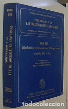 Livros em segunda m&atilde;o: Disoluci&oacute;n y Liquidaci&oacute;n. Obligaciones. Art&iacute;culos 260 al final. Comentarios a la Ley de Sociedades A