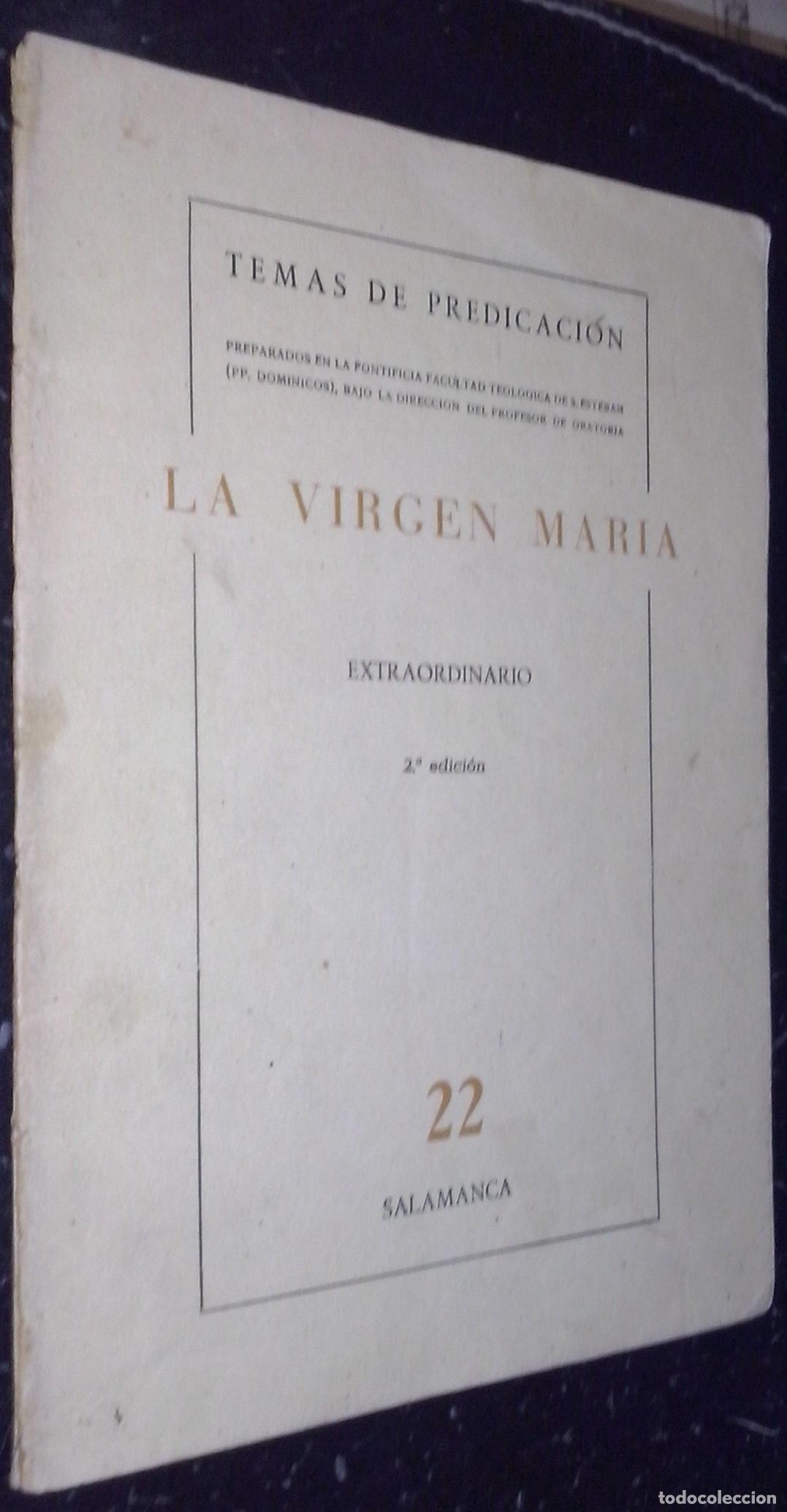 B&uuml;cher: La virgen Mar&iacute;a. Extraordinario. Temas de Predicaci&oacute;n. N&ordm; 22 - REVISTA: