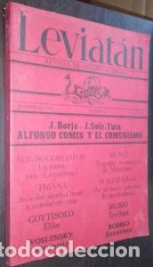 Libri di seconda mano: Leviat&aacute;n. Revista de hechos e ideas. Invierno 1981. II &eacute;poca. N&int; 6 - REVISTA: