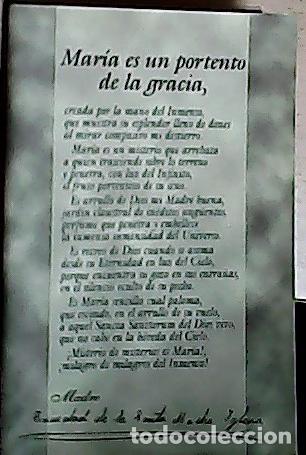 books: Mar&iacute;a es un portento de la gracia, creada por la mano del inmenso, que muestra su esplendor lleno de