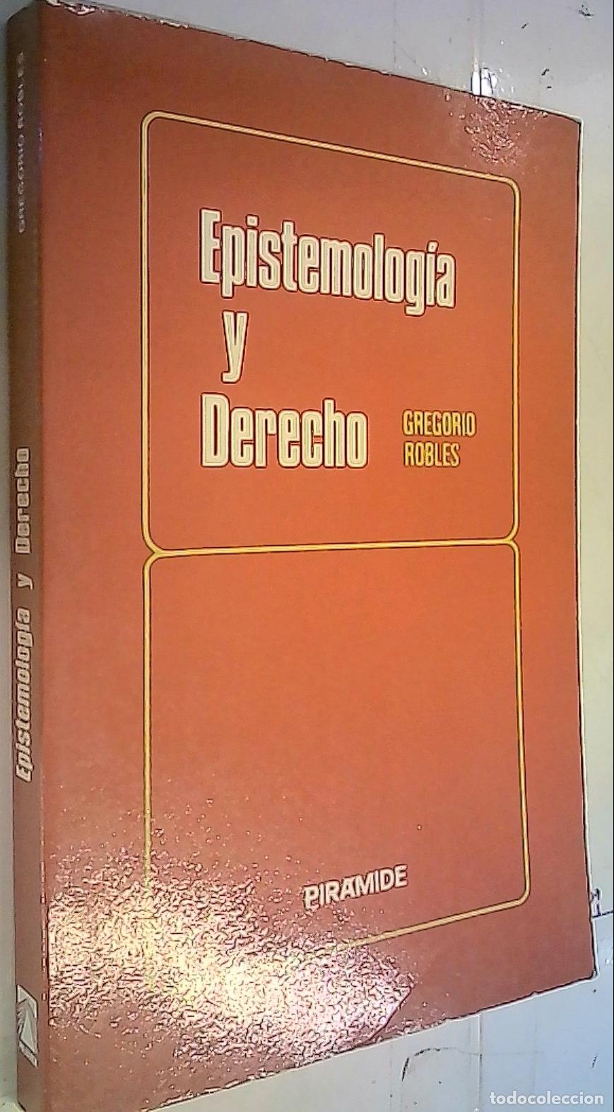 Libros: Epistemolog&iacute;a y derecho - ROBLES, Gregorio: - Foto 1