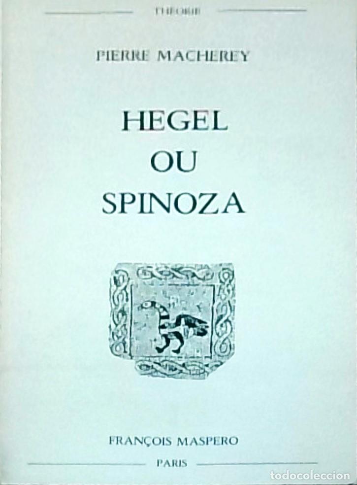 Libri di seconda mano: Hegel ou Spinoza - MACHEREY, Pierre: